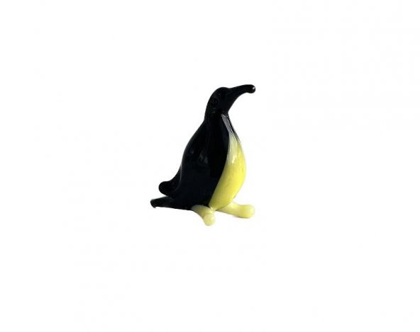 El Yapımı Mini Murano Cam Penguen Biblo A94-02 ürün görseli 1