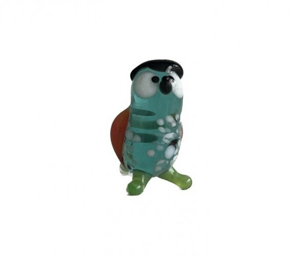El Yapımı Mini Murano Cam Baykuş Biblo A97-02 ürün görseli 1
