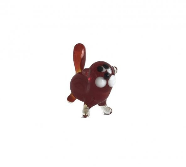 El Yapımı Mini Murano Cam Kedi Biblo A99-02 ürün görseli 1