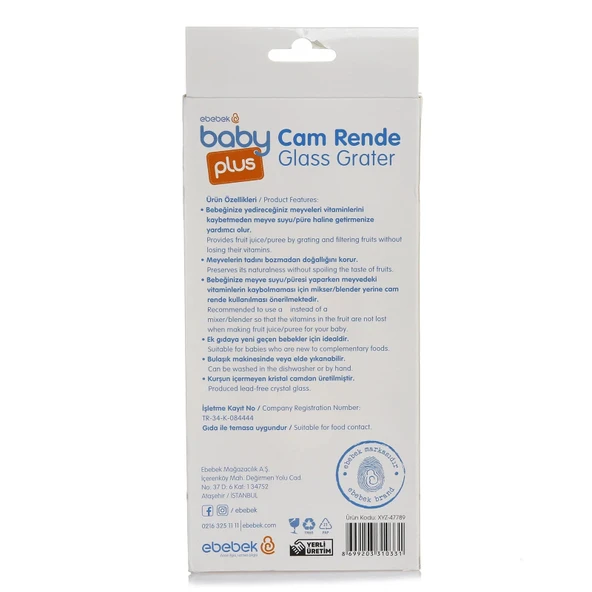 baby plus Pratik Cam Bebek Rende - Resim 3