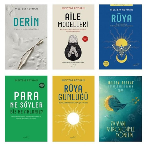 Meltem Reyhan Seti 6 Kitap (Rüya + Astrolojik Ajanda + Rüya Günlüğü + Para Ne Söyler + Derin + Aile Modelleri ) ürün görseli 1