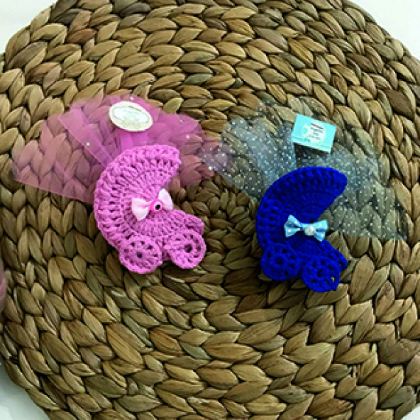 Örgü Bebek Arabası Magnet 25 adet ürün görseli 1