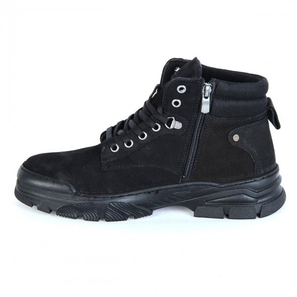 MP 232-4254MR Siyah %100 Deri Erkek Bot - Resim 3