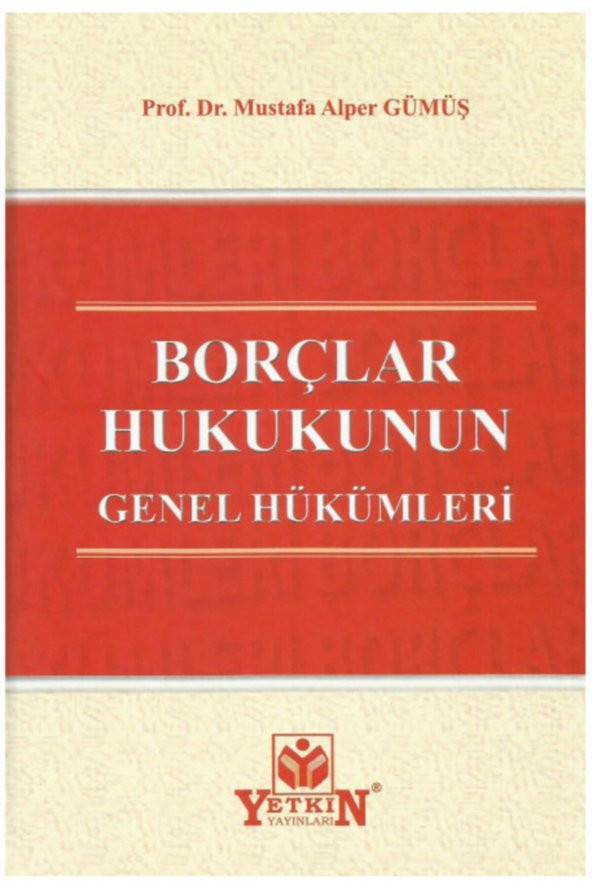 Borçlar Hukuku Genel Hükümler - Resim 2