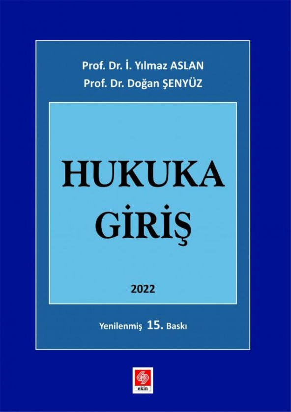 Hukuka Giriş Yılmaz Aslan ürün görseli 1