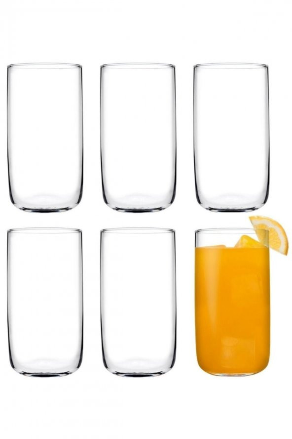 Paşabahçe 420805 iconic bardak su bardağı - 6 lı meşrubat bardağı sade ürün görseli 1
