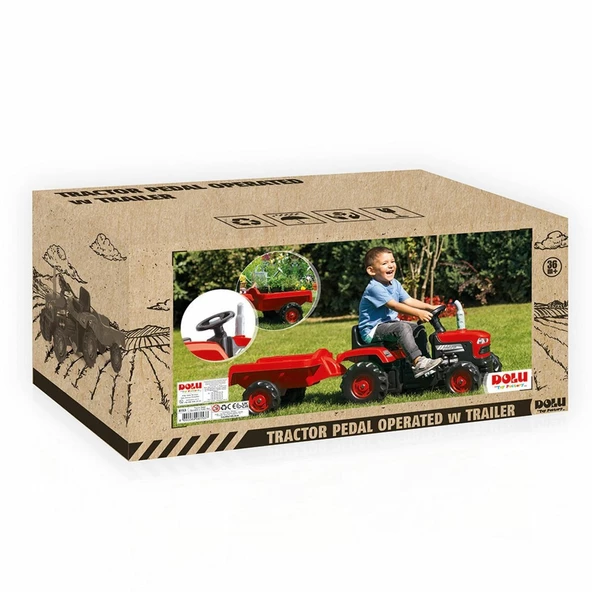 8153 Römorklu Pedallı Traktör -Dolu - Resim 2