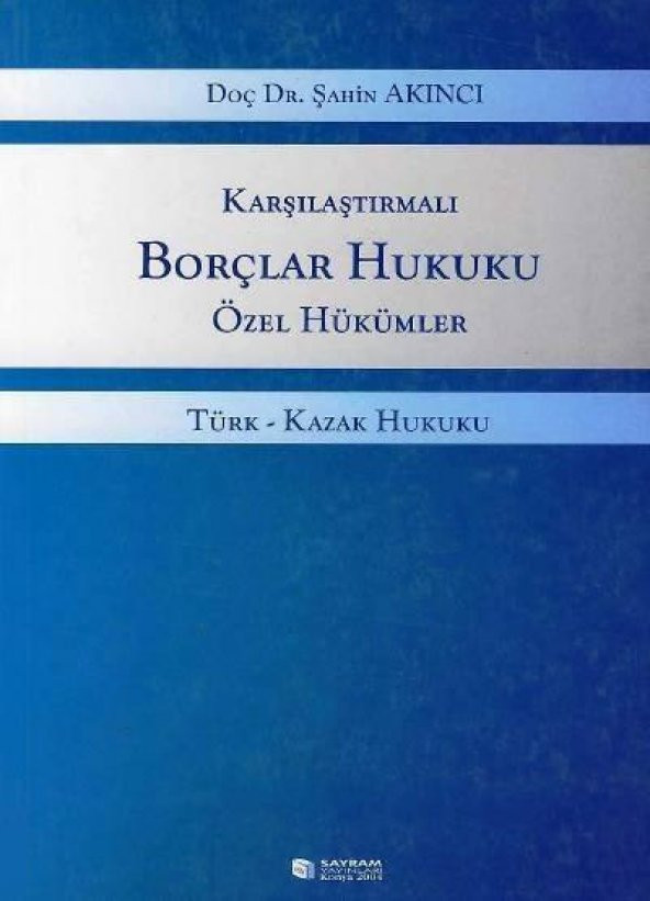 Karşılaştırmalı Borçlar Hukuku Özel Hükümler ürün görseli 1