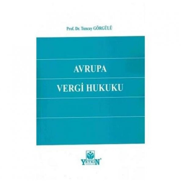 Avrupa Vergi Hukuku ürün görseli 1