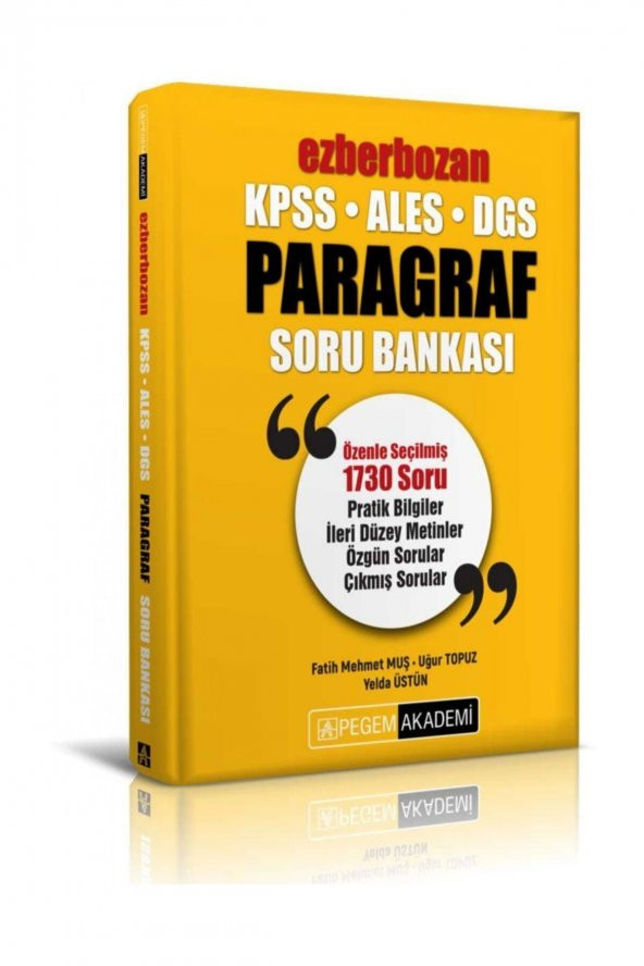 Kpss Ales Dgs Ezberbozan Paragraf Soru Bankası ürün görseli 1