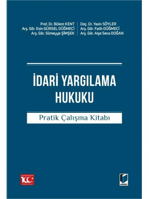 İdari Yargılama Hukuku Pratik Çalışma Kitabı ürün görseli 1