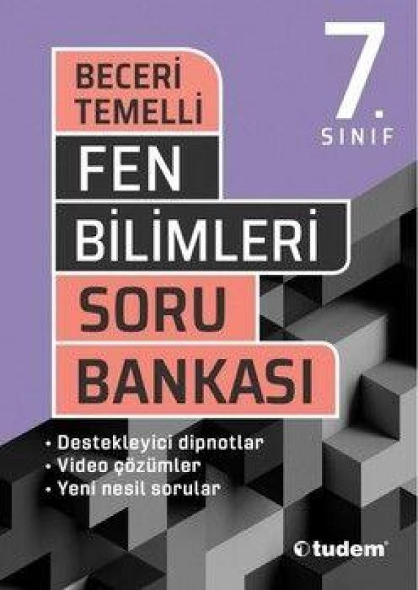 Tudem Yayınları 7. Sınıf Fen Bilimleri Soru Bankas ürün görseli 1