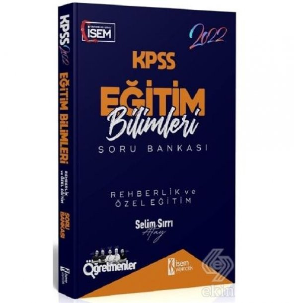 KPSS Eğitim Bilimleri Rehberlik ve Özel Eğitim Sor ürün görseli 1