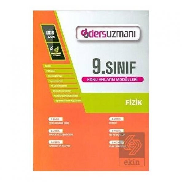 9. Sınıf Fizik Ders Fasükülleri ürün görseli 1