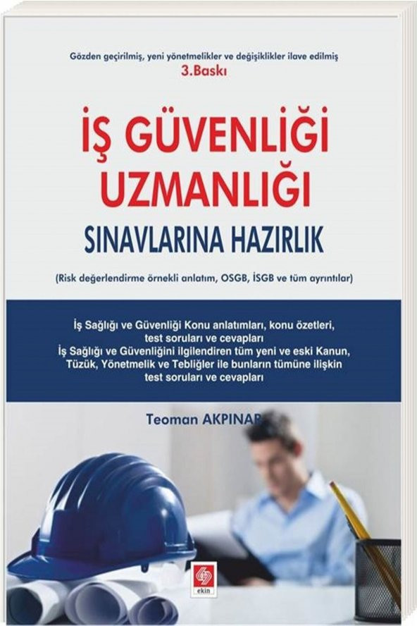 İş Güvenliği Uzmanlığı Sınavlarına Hazırlık Teoman Akpınar ürün görseli 1