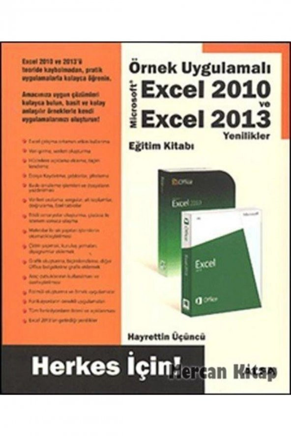 Örnek Uygulamalı Excel 2010 ve Excel 2013 ürün görseli 1