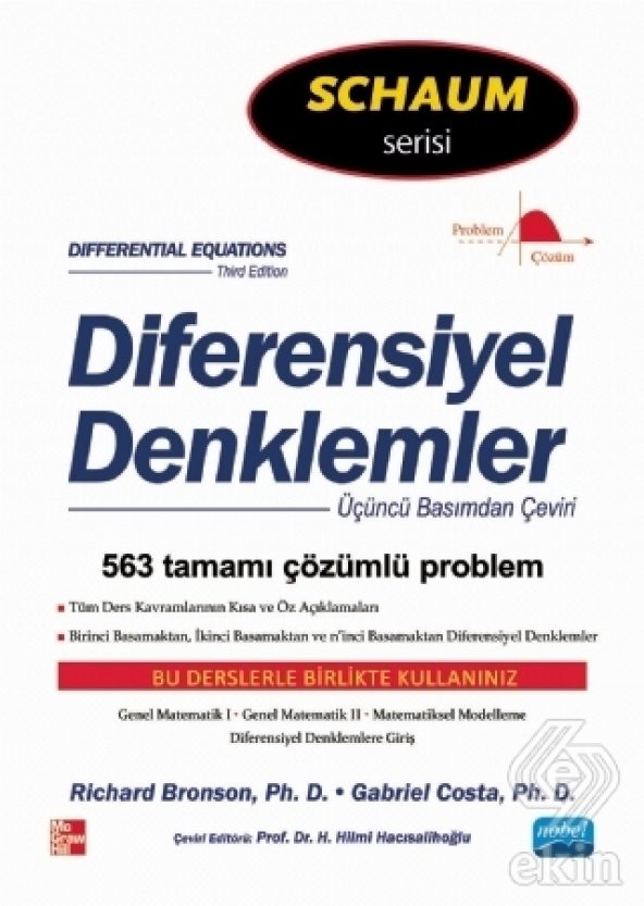 Diferensiyel Denklemler - Schaum’ s ürün görseli 1