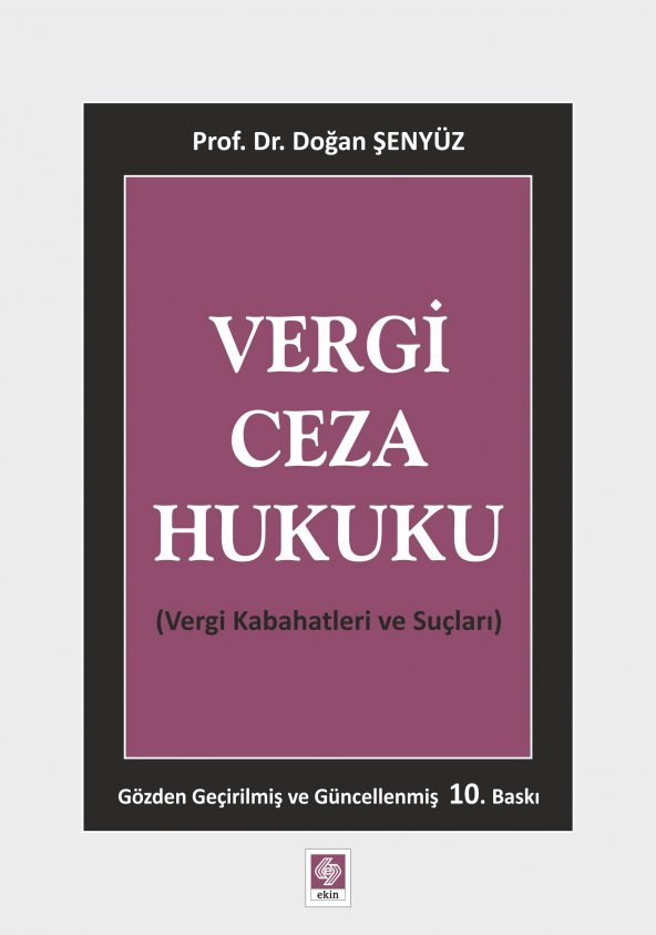 Vergi Ceza Hukuku  10.Baskı ürün görseli 1