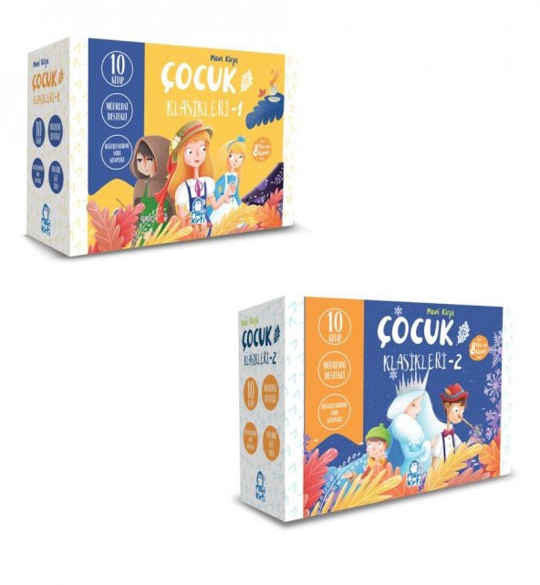 Mavi Kirpi Çocuk Klasikleri 2 Set 20 Kitap ürün görseli 1