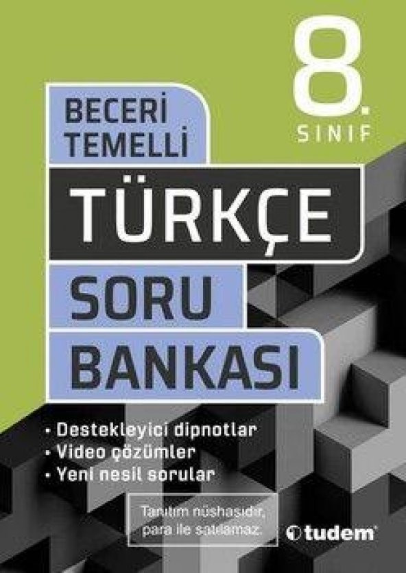 8.Sınıf Türkçe Beceri Temelli Soru Bankası ürün görseli 1