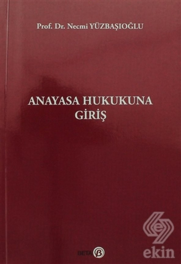 Anayasa Hukukuna Giriş ürün görseli 1