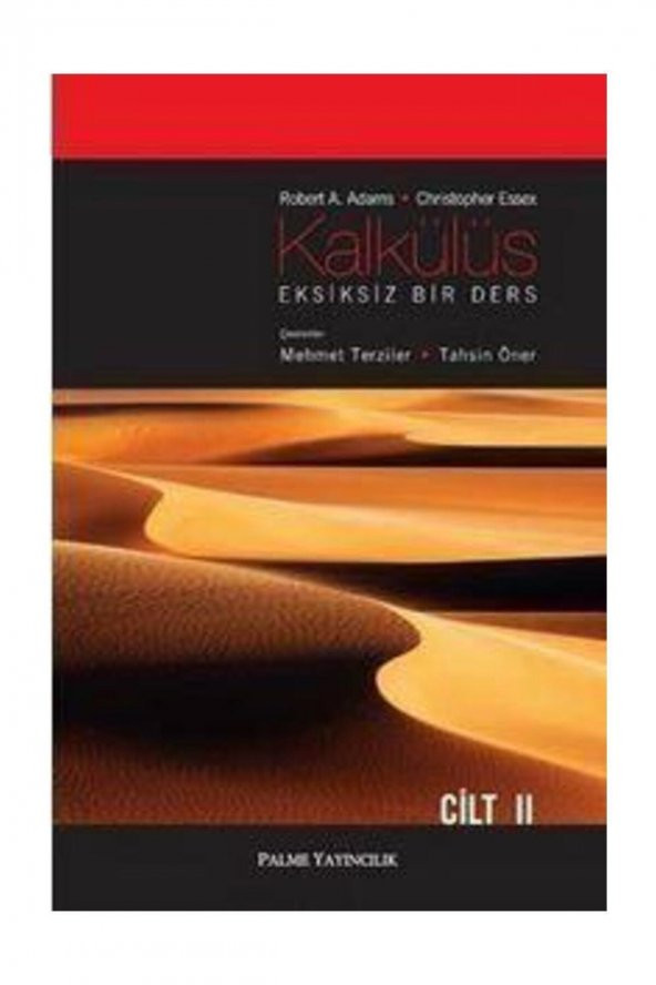 Kalkülüs Eksiksiz Bir Ders Cilt 2 ürün görseli 1