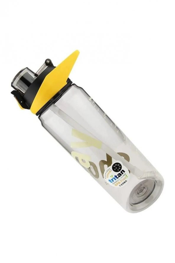 Shotay Handle Tritan Siyah Matara 900Ml - Resim 2