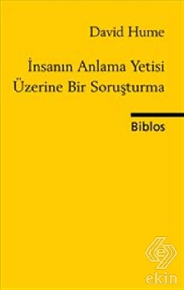 İnsanın Anlama Yetisi Üzerine Bir Soruşturma ürün görseli 1