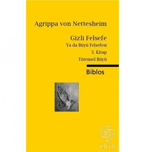 Gizli Felsefe Ya da Büyü Felsefesi / 3. Kitap Töre ürün görseli 1