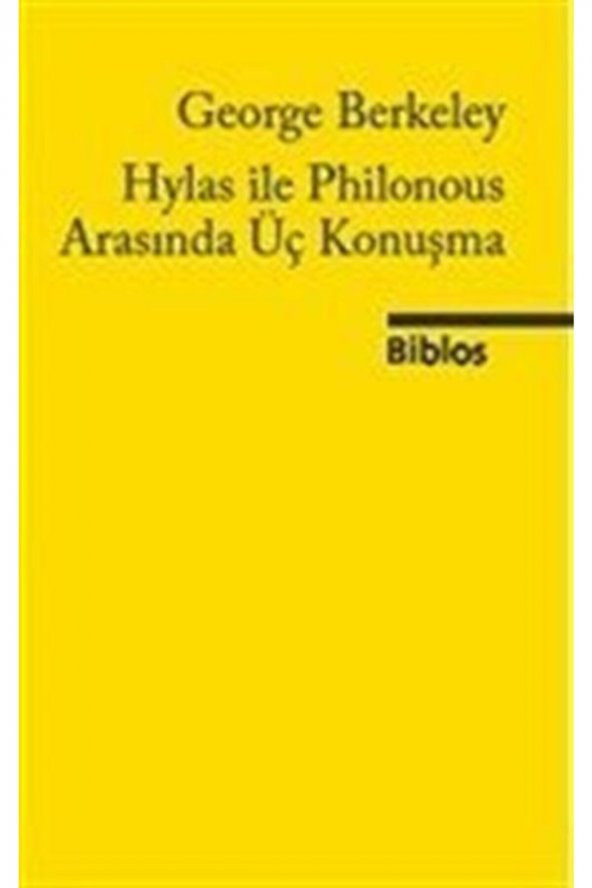Hylas ile Philonous Arasında Üç Konuşma ürün görseli 1