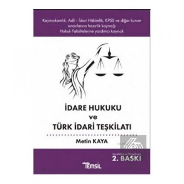İdare Hukuku ve Türk İdari Teşkilatı ürün görseli 1