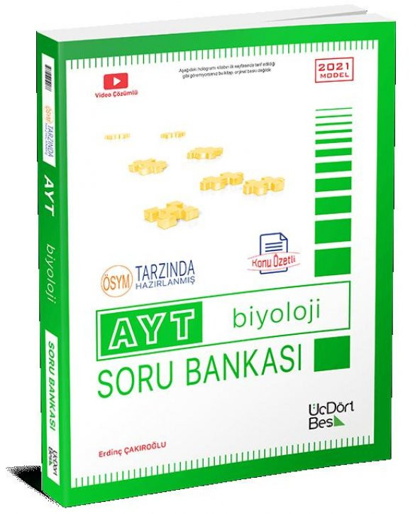 2021 AYT Biyoloji Konu Özetli Soru Bankası ürün görseli 1