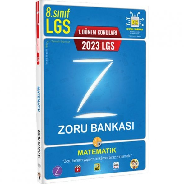 2023 LGS 1. Dönem Matematik Zoru Bankası ürün görseli 1