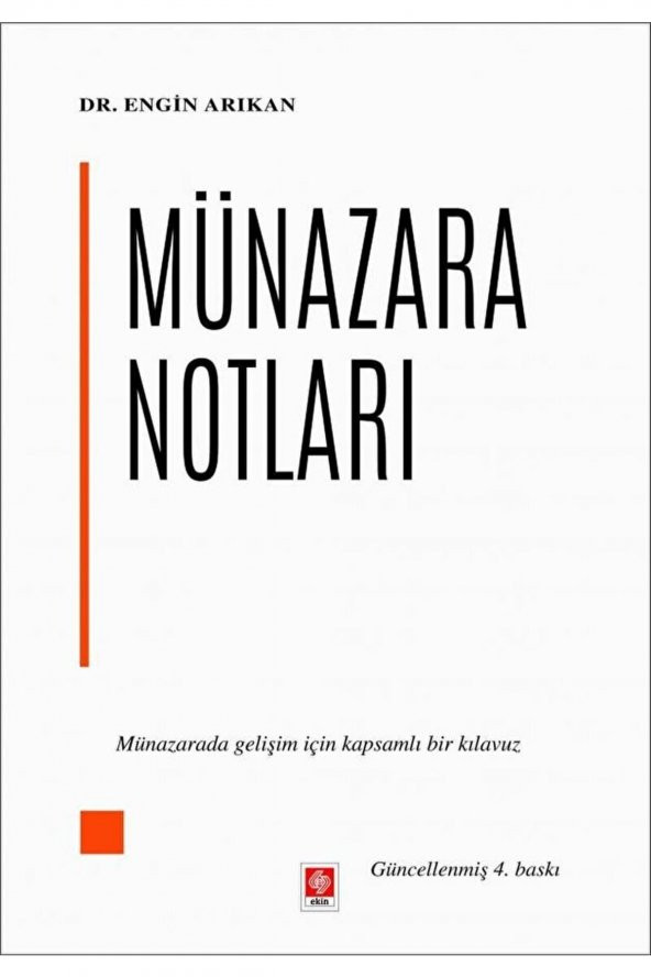 Münazara Notları Engin Arıkan ürün görseli 1