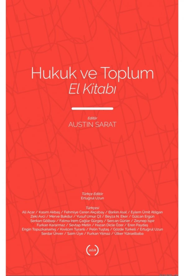 Hukuk ve Toplum El Kitabı ürün görseli 1