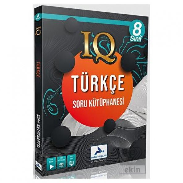 8. Sınıf IQ Türkçe Soru Kütüphanesi PRF Yayınları ürün görseli 1