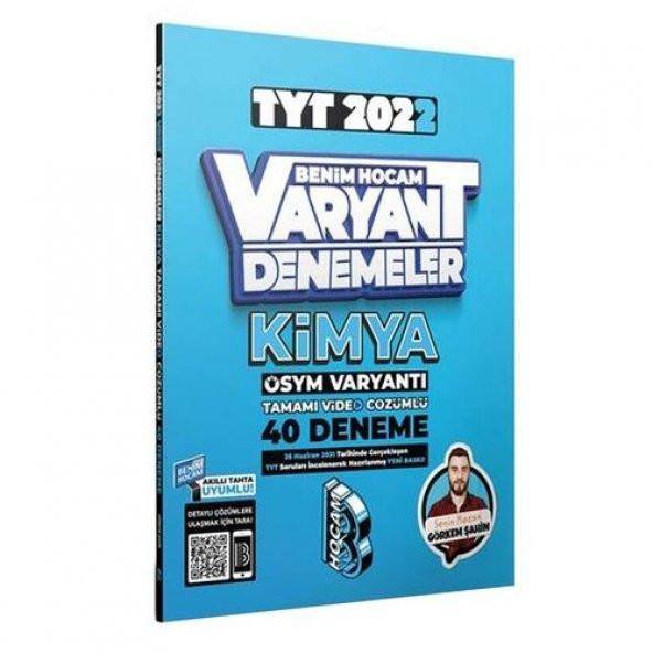 2022 TYT Kimya Tamamı Video Çözümlü 40 Deneme Sına ürün görseli 1