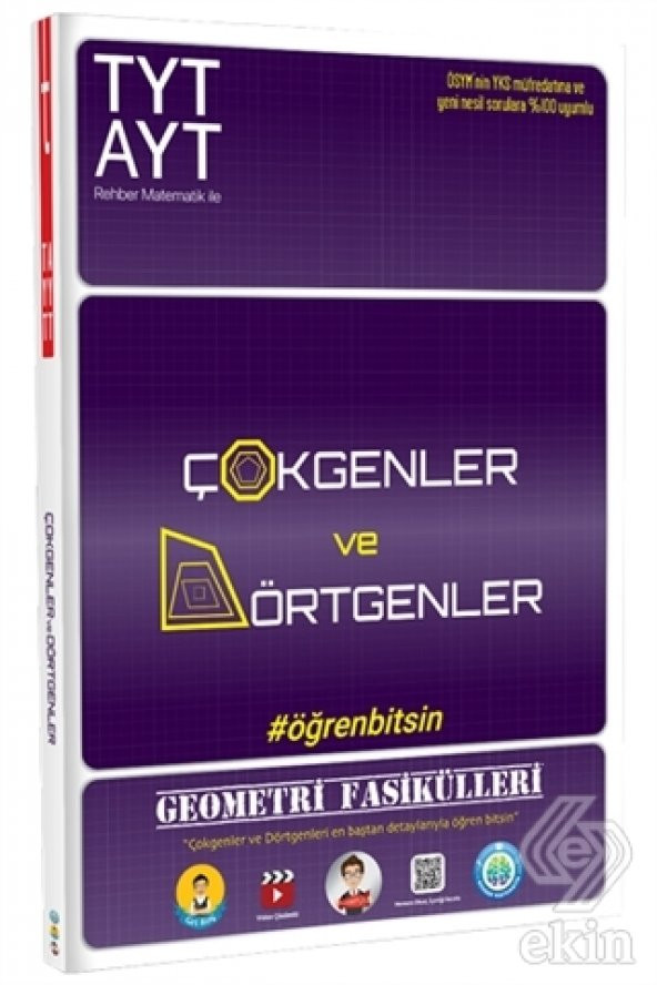 TYT-AYT Geometri Fasikülleri - Çokgenler ve Dörtge ürün görseli 1