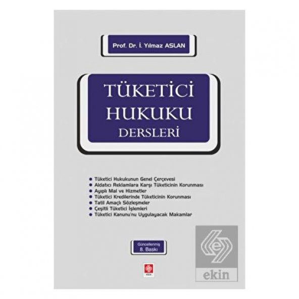 Tüketici Hukuku Dersleri 8.Baskı - Resim 2
