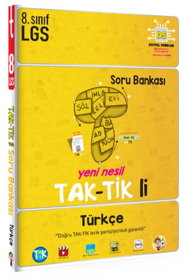 8. Sınıf LGS Türkçe Taktikli Soru Bankası ürün görseli 1