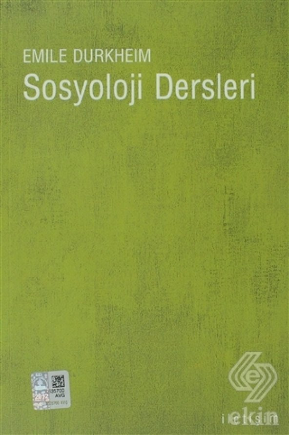 Sosyoloji Dersleri ürün görseli 1