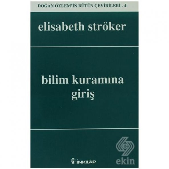 Bilim Kuramına Giriş ürün görseli 1