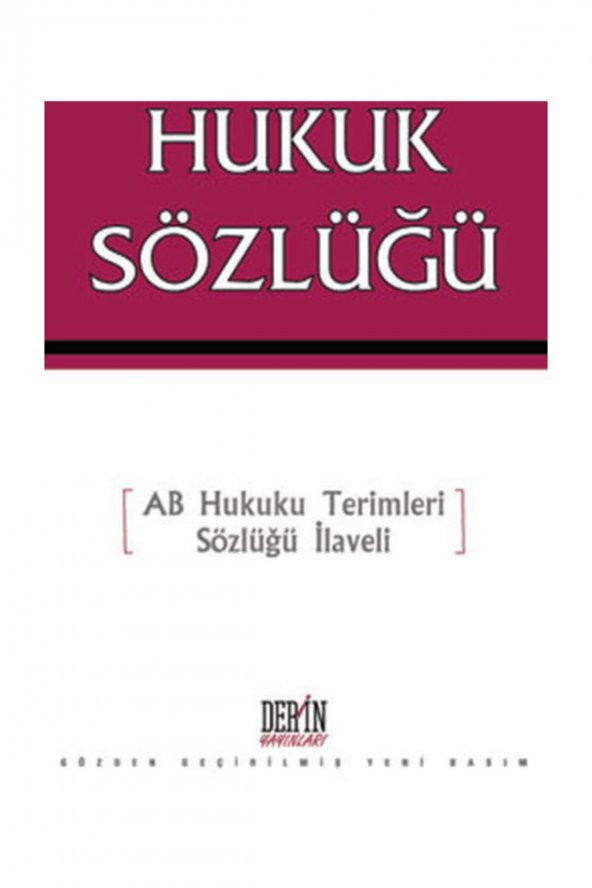 Hukuk Sözlüğü ürün görseli 1