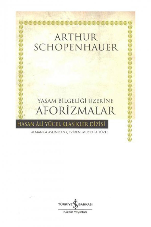 Yaşam Bilgeliği Üzerine Aforizmalar ürün görseli 1