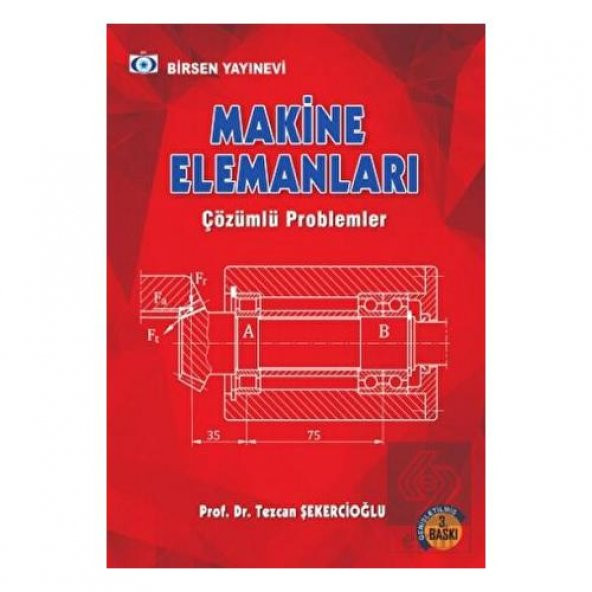 Makine Elemanları Çözümlü Problemler ürün görseli 1