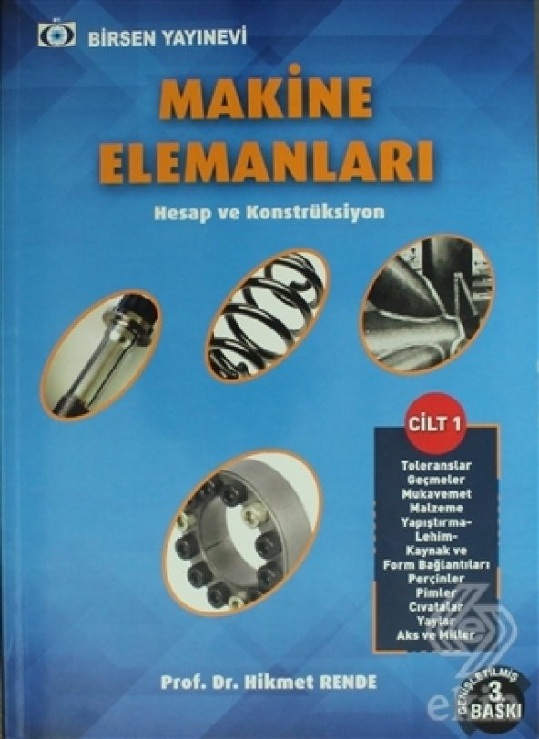 Makine Elemanları Cilt - 1 ürün görseli 1