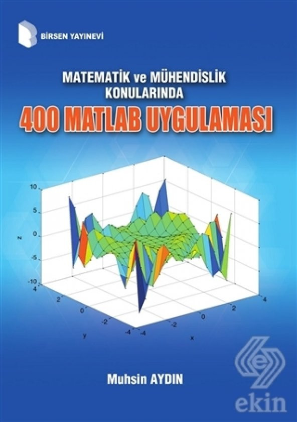 Matematik ve Mühendislik Konularında 400 Matlab Uy ürün görseli 1