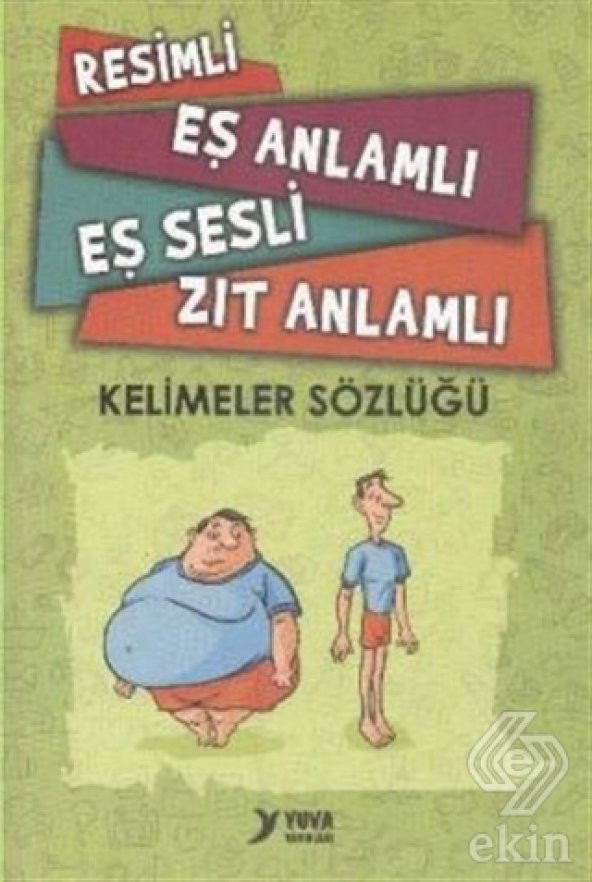 Resimli, Eş Anlamlı, Eş Sesli, Zıt Anlamlı Kelimel ürün görseli 1