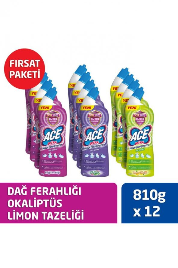 ACE Ultra Yoğun Kıvamlı Çamaşır Suyu Fırsat Paketi ürün görseli 1