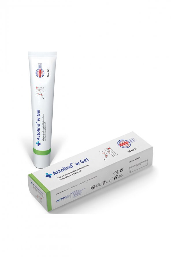 ACTOLIND W GEL 50 ML  Yara İyileştirme Jeli - Resim 4